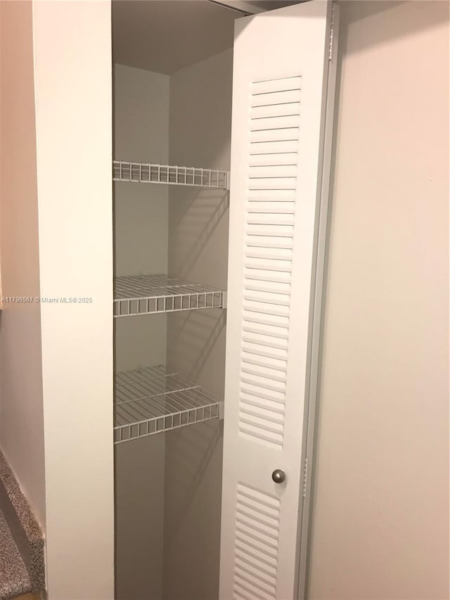 view of closet