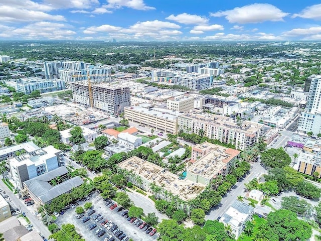 bird's eye view featuring a view of city
