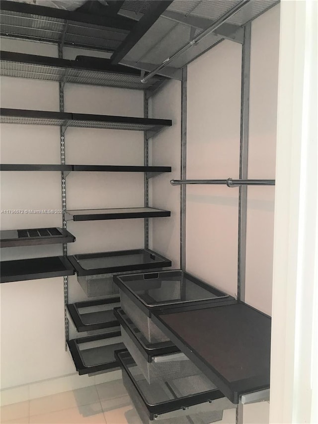 view of storage