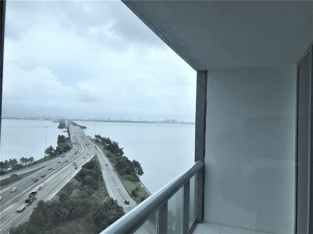 property view of water