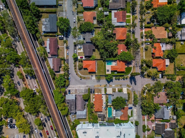 bird's eye view featuring a residential view