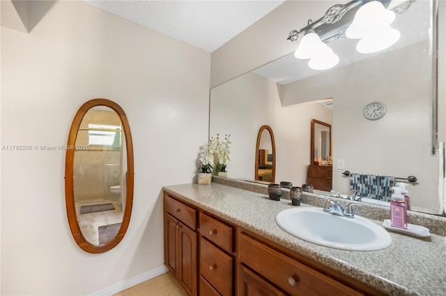 1249 NW 126th Ter, Sunrise, FL 33323 - full bathroom with vanity, toilet, and tile patterned floors