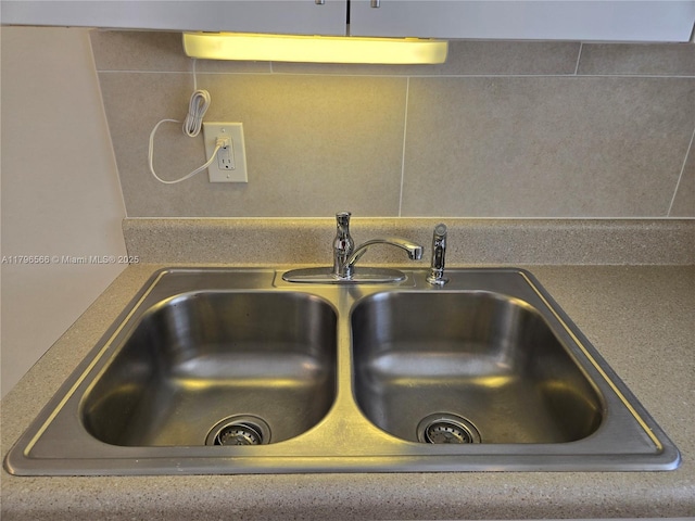 interior details with a sink
