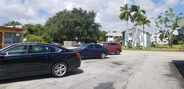 view of uncovered parking lot
