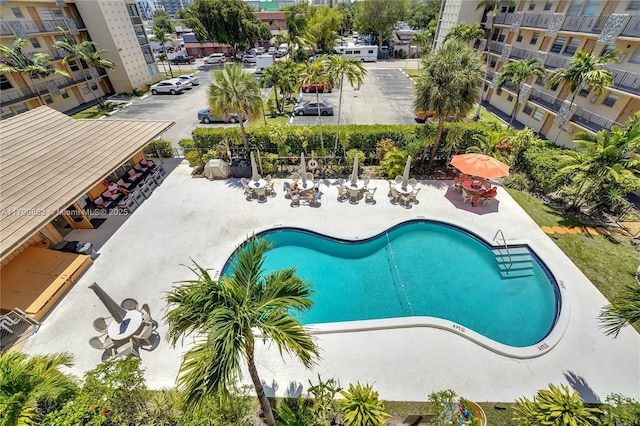 community pool featuring a patio