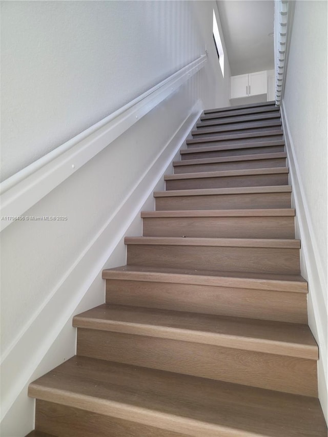 view of staircase