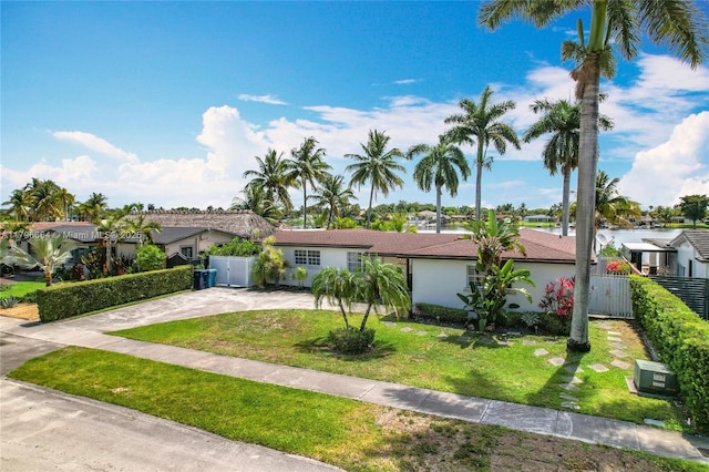 17931 NW 85th Ave, Hialeah, FL 33015 - ranch-style home featuring concrete driveway, a residential view, and stucco siding