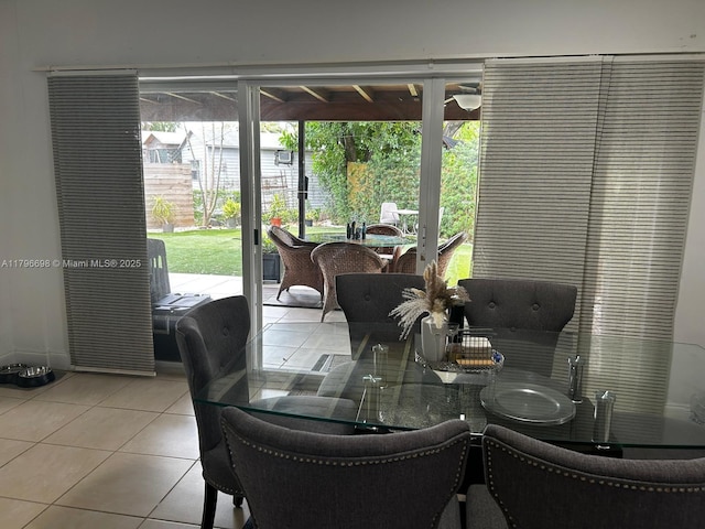5718 Monroe St, Hollywood, FL 33023 - dining area featuring light tile patterned floors and a wealth of natural light