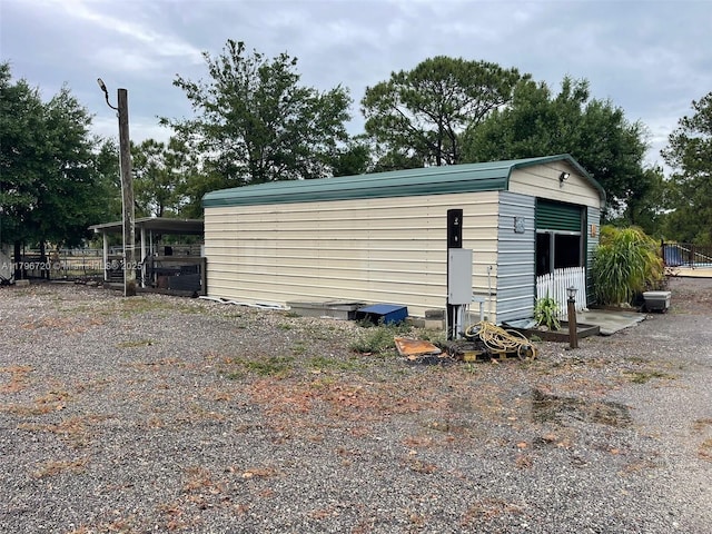 493 Camino Real Blvd, Clewiston, FL 33440 - view of outdoor structure featuring an outbuilding