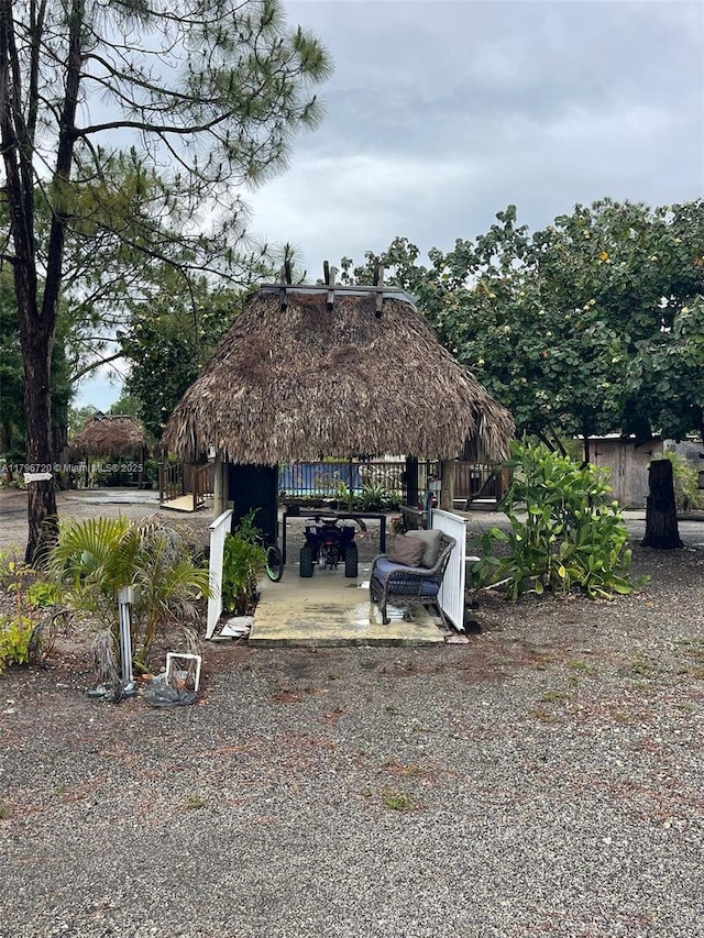 493 Camino Real Blvd, Clewiston, FL 33440 - exterior space featuring a gazebo
