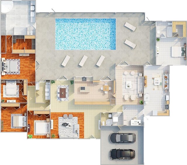 7600 SW 124th St, Pinecrest, FL 33156 - view of property floor plan