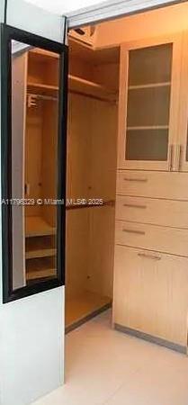 view of closet