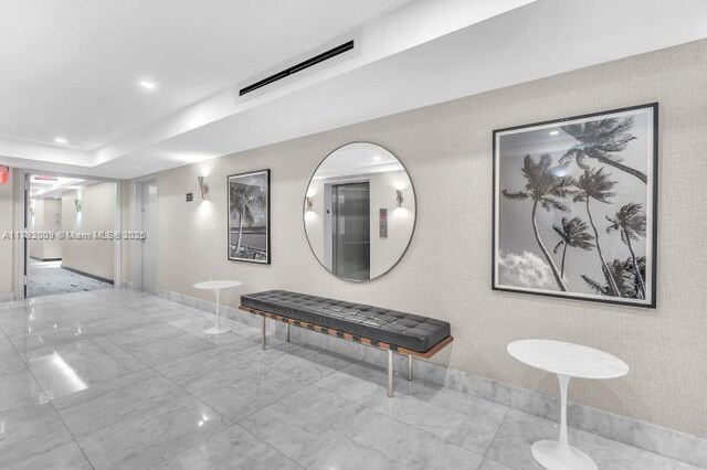 11 Island Ave Unit 407, Miami Beach, FL 33139 - sunroom featuring a water view