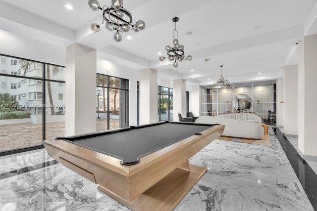 11 Island Ave Unit 407, Miami Beach, FL 33139 - dining room featuring baseboards and recessed lighting
