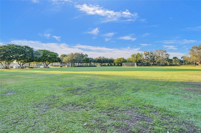 view of community