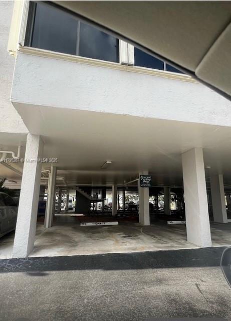view of parking