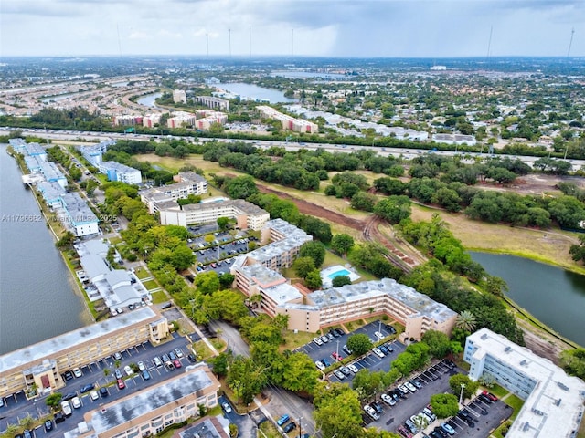 1301 NE 191st St Unit F417, Miami, FL 33179 - aerial view featuring a water view