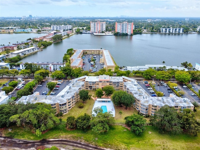 1301 NE 191st St Unit F417, Miami, FL 33179 - aerial view with a city view and a water view