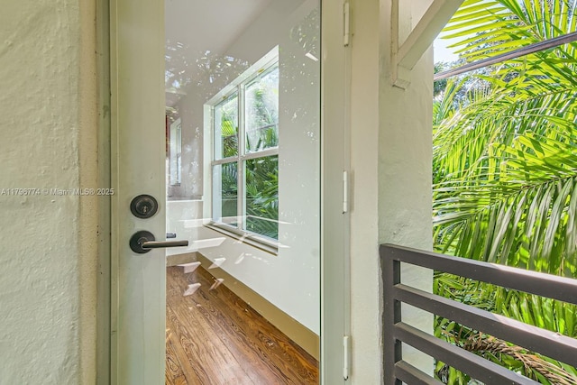 5812 Alton Rd, Miami Beach, FL 33140 - entryway with wood finished floors