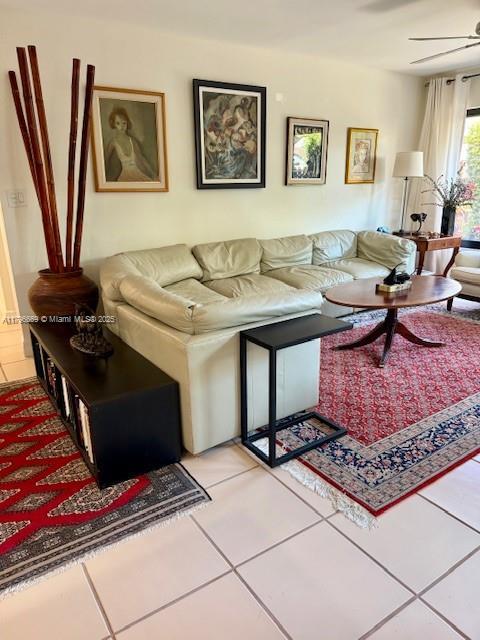 12815 SW 71st Ln, Miami, FL 33183 - living area with light tile patterned floors