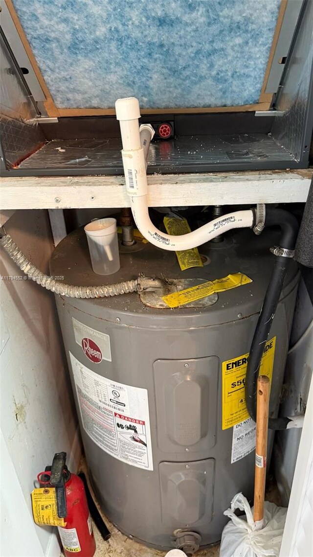 utilities with electric water heater