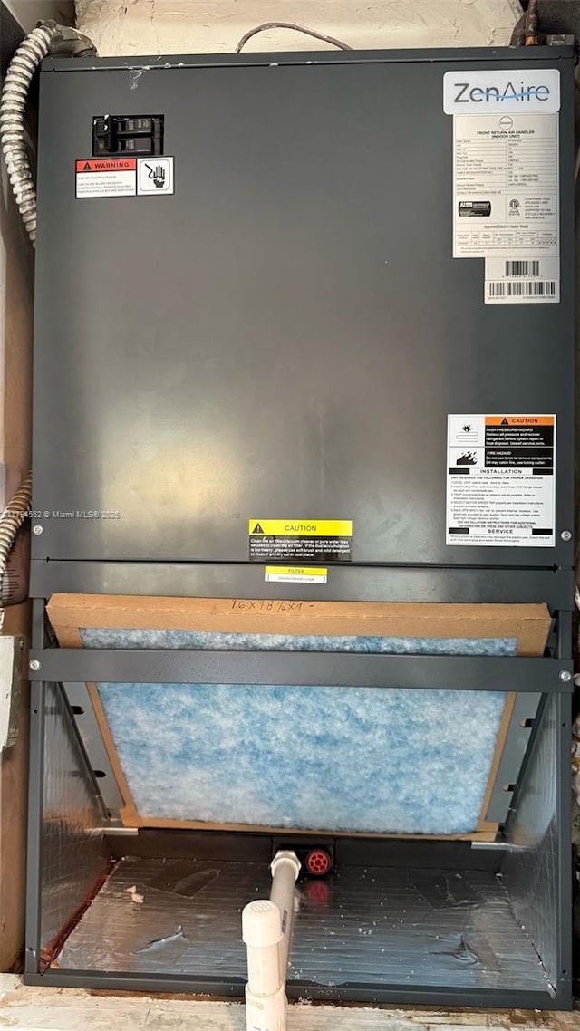 details with heating unit