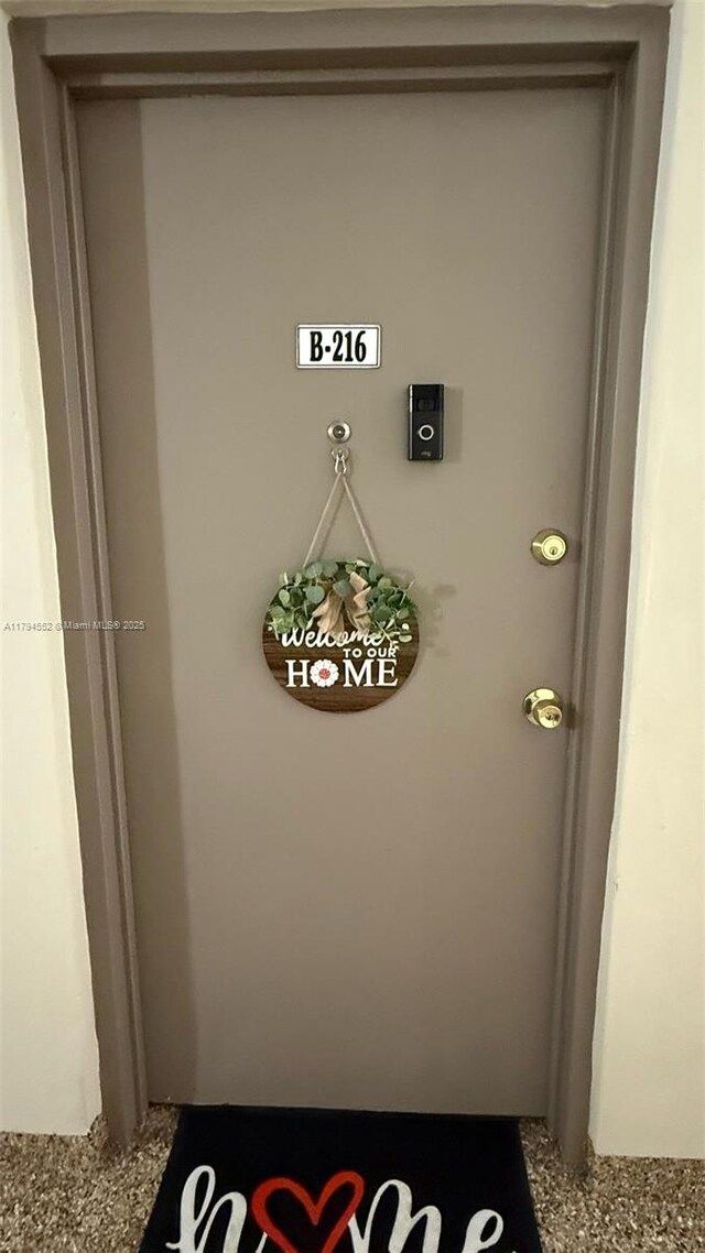 view of property entrance