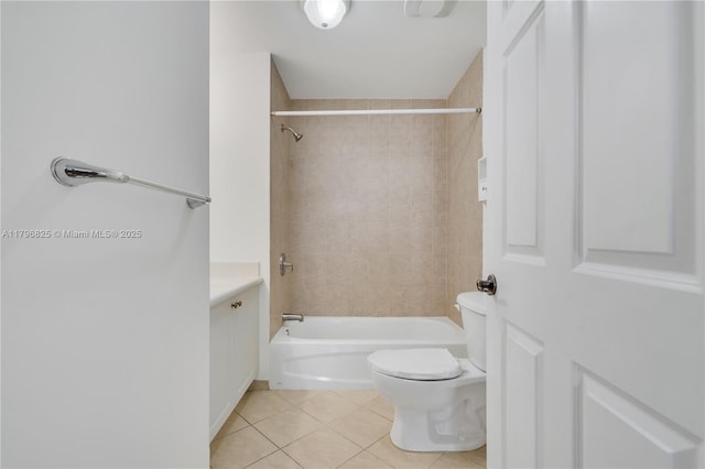 8395 SW 73rd Ave Unit 425, Miami, FL 33143 - full bath with toilet, shower / bath combination, tile patterned floors, and vanity
