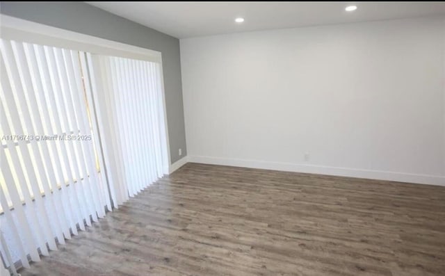 3688 N University Dr Unit H-3, Coral Springs, FL 33065 - unfurnished room with plenty of natural light, wood finished floors, baseboards, and recessed lighting