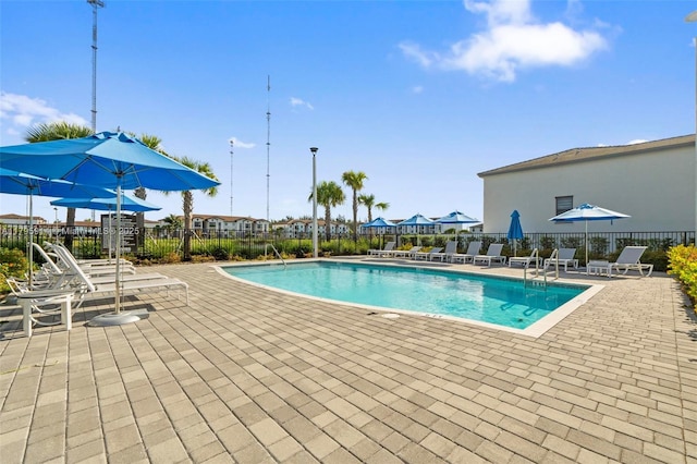 20302 NW 6th Pl, Miami Gardens, FL 33169 - community pool with a patio and fence
