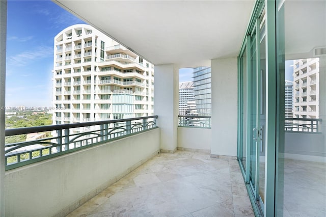3400 SW 27th Ave Unit 1506, Miami, FL 33133 - balcony with a city view and visible vents