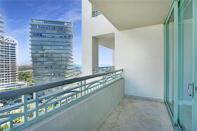 3400 SW 27th Ave Unit 1506, Miami, FL 33133 - balcony featuring a water view