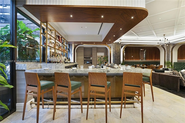 3400 SW 27th Ave Unit 1506, Miami, FL 33133 - bar with indoor bar