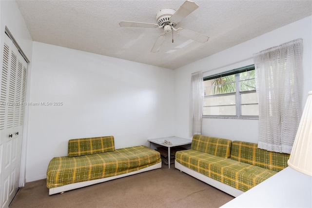 1005 Country Club Dr Unit 307, Margate, FL 33063 - interior space with carpet and a ceiling fan
