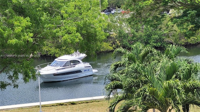 3401 N Country Club Dr Unit 410, Aventura, FL 33180 - dock area with a water view