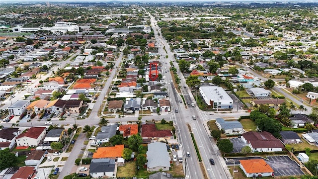bird's eye view featuring a residential view