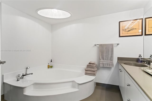 2000 Towerside Ter Unit 710, Miami, FL 33138 - bathroom featuring vanity and a bath