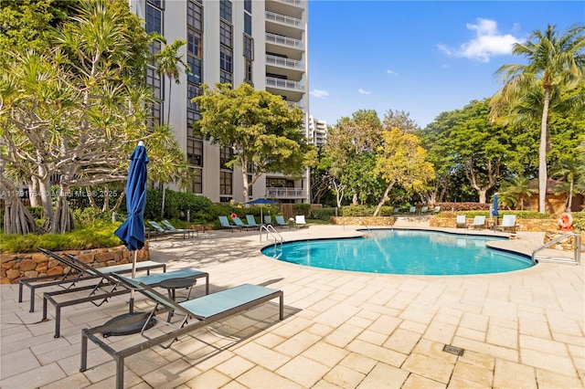 2000 Towerside Ter Unit 710, Miami, FL 33138 - community pool featuring a patio area