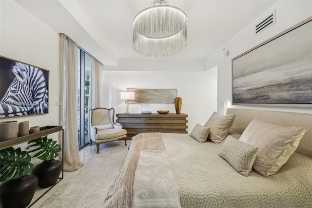 6000 Collins Ave Unit 304, Miami Beach, FL 33140 - bedroom with visible vents and wood finished floors