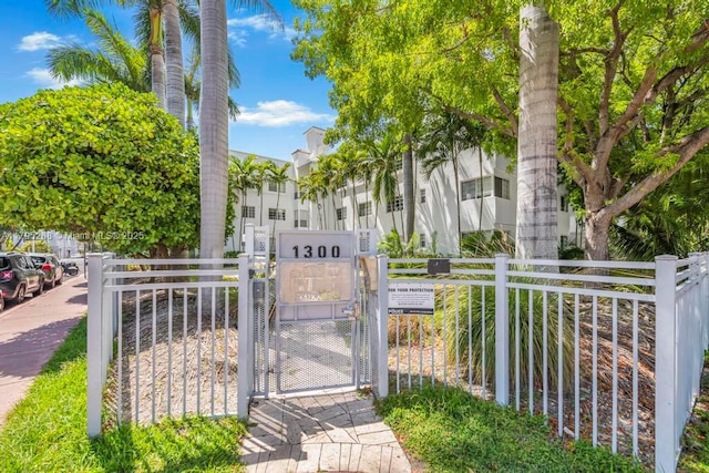 1300 Pennsylvania Ave Unit 104, Miami Beach, FL 33139 - view of gate with fence