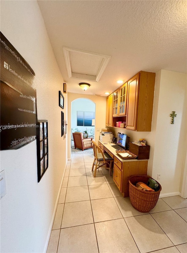 16724 NW 8th St, Pembroke Pines, FL 33028 - corridor with light tile patterned floors and baseboards