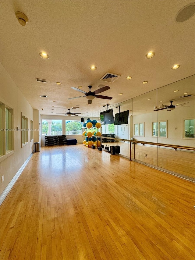 16724 NW 8th St, Pembroke Pines, FL 33028 - interior space with visible vents, ceiling fan, and recessed lighting