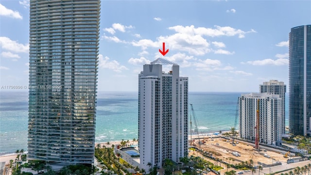 water view with nearby urban area