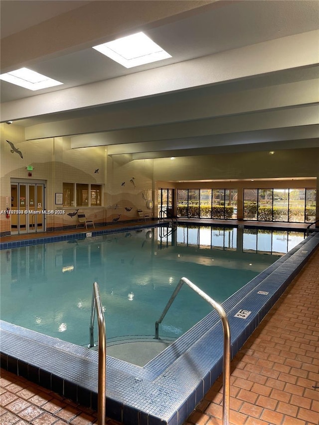 view of pool