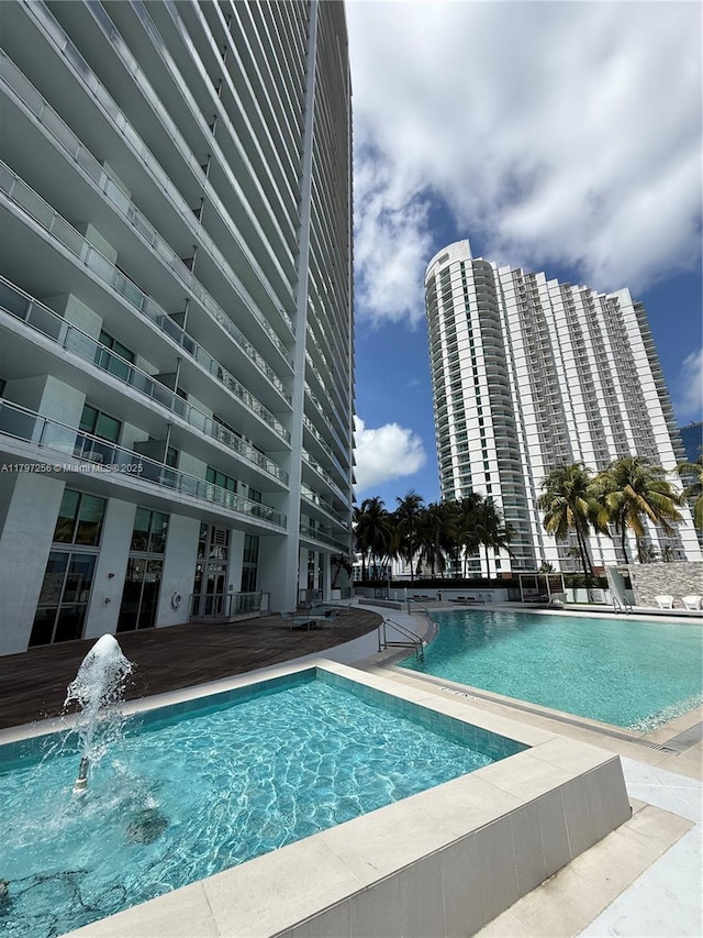 view of community pool