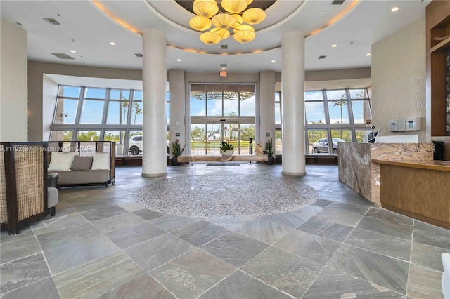 common area featuring visible vents