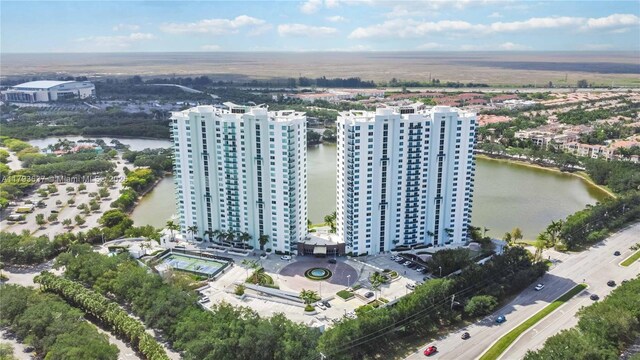 2641 N Flamingo Rd Unit 307N, Sunrise, FL 33323 - drone / aerial view of a nearby body of water