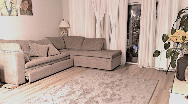450 Golden Isles Dr Unit 2H, Hallandale Beach, FL 33009 - living area with wood finished floors