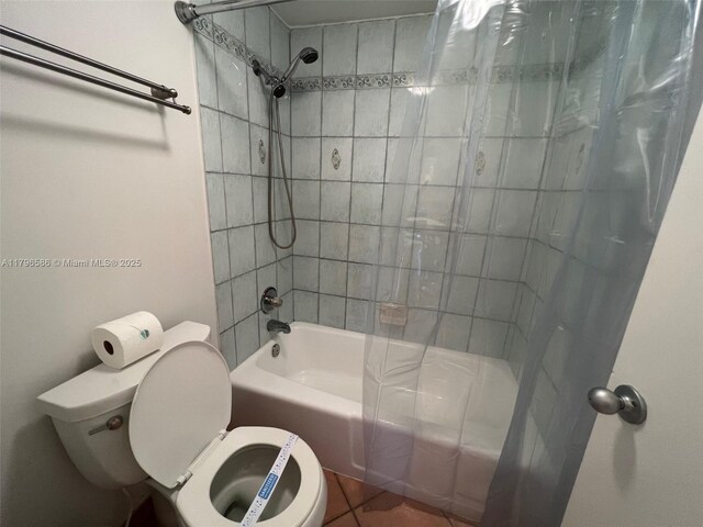 100 Lincoln Rd Unit 1209, Miami Beach, FL 33139 - full bathroom with toilet, tile patterned floors, and shower / tub combo
