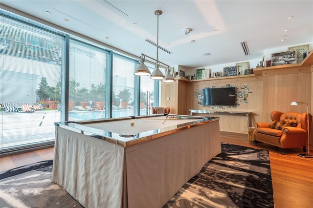 1300 S Miami Ave Unit 2209, Miami, FL 33130 - rec room with wood finished floors